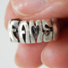 Personalized Hand-Carved Name Ring