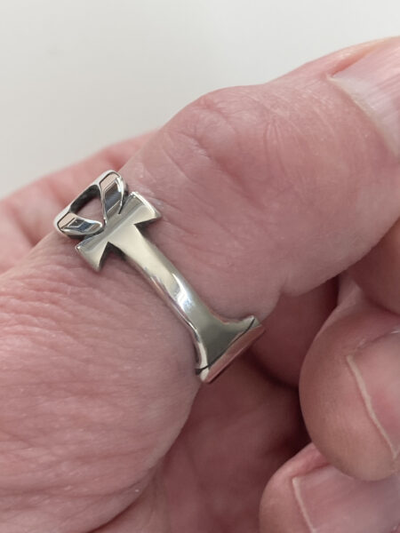 Sterling silver Egyptian ankh ring