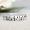 Sterling Silver Name Ring