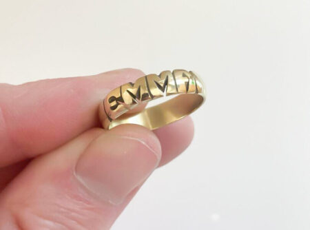 Personalized Name Ring