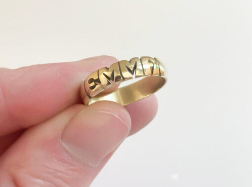 Personalized Name Ring