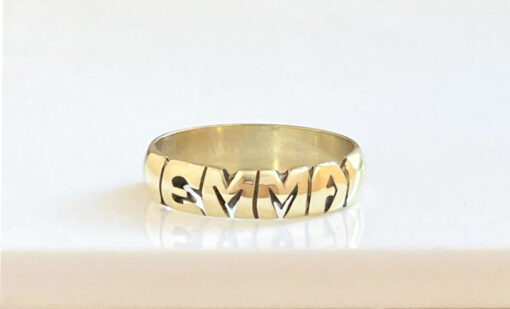 Personalized Name Ring